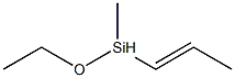 Ethoxy(methyl)(1-propenyl)silane Struktur