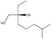 [S,(+)]-2-Ethyl-6-methyl-1,2-heptanediol Struktur