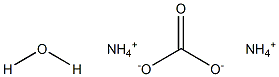 Ammonium carbonate hydrate Struktur