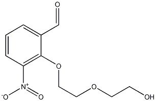 3-Nitro-2-[2-(2-hydroxyethoxy)ethoxy]benzaldehyde Struktur