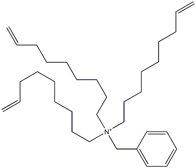 Tri(8-nonenyl)benzylaminium Struktur