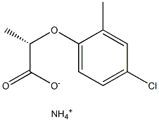 (S)-2-(4-Chloro-2-methylphenoxy)propanoic acid ammonium salt Struktur