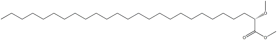 [S,(-)]-2-Methoxyhexacosanoic acid methyl ester Struktur