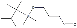 4-[Dimethyl(1,1,2-trimethylpropyl)silyloxy]butanal Struktur