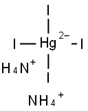 Ammonium tetraiodomercurate(II) Struktur