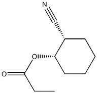 (1S,2S)-2-Cyanocyclohexanol propionate Struktur