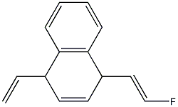 1-(2-Fluoroethenyl)-4-ethenyl-1,4-dihydronaphthalene Struktur