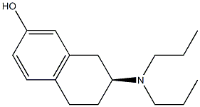 [2S,(-)]-2-Dipropylaminotetralin-7-ol Struktur