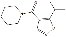 4-(Piperidinocarbonyl)-5-isopropylisoxazole Struktur