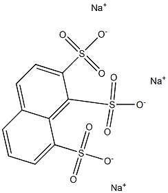 1,2,8-Naphthalenetrisulfonic acid trisodium salt Struktur