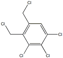 1,2,3-Trichloro-4,5-bis(chloromethyl)benzene Struktur