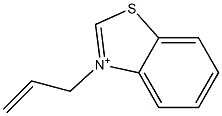 3-Allylbenzothiazole-3-ium Struktur