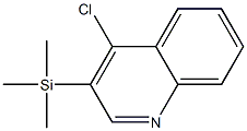 4-Chloro-3-(trimethylsilyl)quinoline Struktur