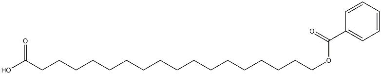 18-(Benzoyloxy)stearic acid Struktur