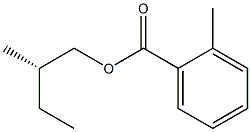 (+)-o-Toluic acid (S)-2-methylbutyl ester Struktur