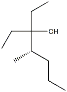 [S,(+)]-3-Ethyl-4-methyl-3-heptanol Struktur