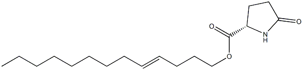 (S)-5-Oxopyrrolidine-2-carboxylic acid 4-tridecenyl ester Struktur