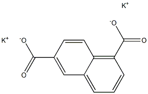 1,6-Naphthalenedicarboxylic acid dipotassium salt Struktur