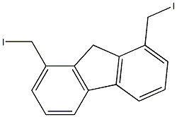 1,8-Di(iodomethyl)-9H-fluorene Struktur