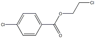 4-Chlorobenzoic acid 2-chloroethyl ester Struktur