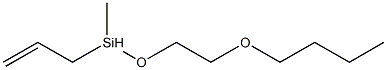 (2-Butoxyethoxy)(methyl)(2-propenyl)silane Struktur