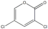 3,5-Dichloro-2H-pyran-2-one Struktur