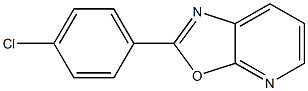 2-(4-Chlorophenyl)oxazolo[5,4-b]pyridine Struktur