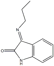 3-Propylimino-2-indolinone Struktur