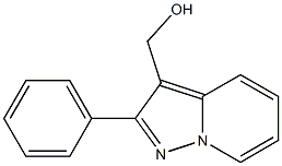 2-Phenylpyrazolo[1,5-a]pyridine-3-methanol Struktur