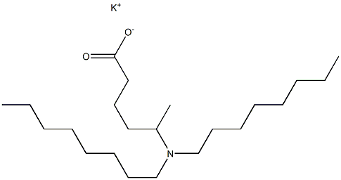 5-(Dioctylamino)hexanoic acid potassium salt Struktur