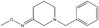 1-Benzylpiperidin-3-one O-methyl oxime Struktur