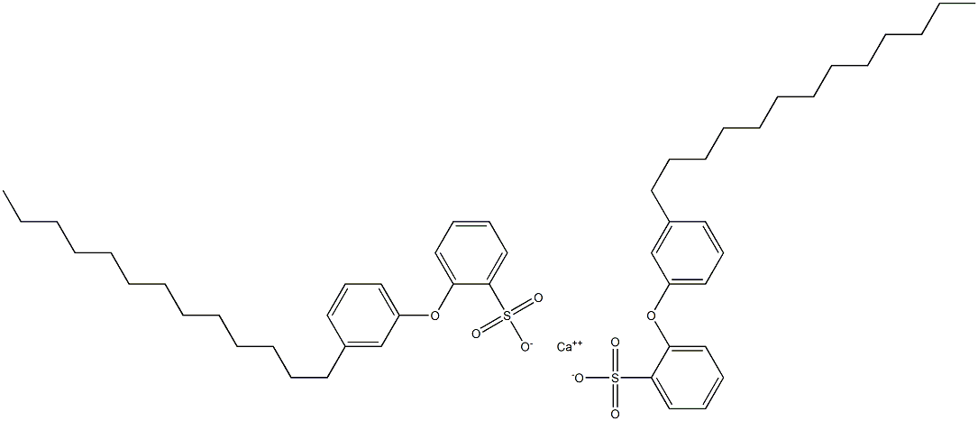 Bis[2-(3-tridecylphenoxy)benzenesulfonic acid]calcium salt Struktur