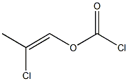 Chloroformic acid 2-chloro-1-propenyl ester Struktur