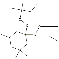 3,3,5-Trimethyl-1,1-bis(tert-pentylperoxy)cyclohexane Struktur