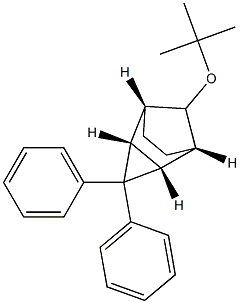 (1S,2R,4S,5R)-8-(tert-Butyloxy)-3,3-diphenyltricyclo[3.2.1.02,4]octane Struktur