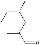 [S,(+)]-4-Methyl-2-methylenehexanal Struktur