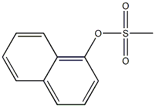 Methanesulfonic acid 1-naphtyl ester Struktur