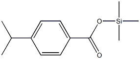 p-Isopropylbenzoic acid trimethylsilyl ester Struktur