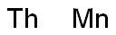 Manganese thorium Struktur