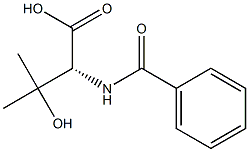 [R,(-)]-N-Benzoyl-3-hydroxy-D-valine Struktur