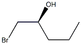 [S,(-)]-1-Bromo-2-pentanol Struktur