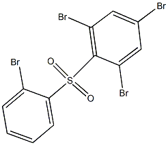 2,4,6-Tribromophenyl 2-bromophenyl sulfone Struktur