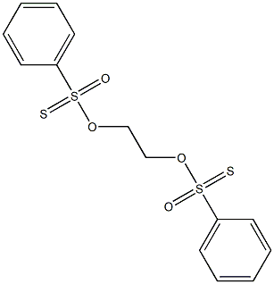 Bis(benzenesulfonothioic acid)ethylene ester Struktur