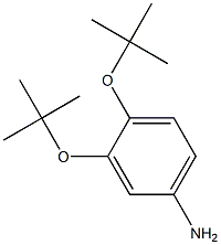 3,4-Di-tert-butoxyaniline Struktur