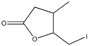 5-(Iodomethyl)-4-methyl-4,5-dihydrofuran-2(3H)-one Struktur