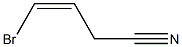(Z)-4-Bromo-3-butenonitrile Struktur