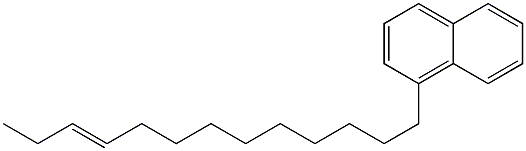 1-(10-Tridecenyl)naphthalene Struktur