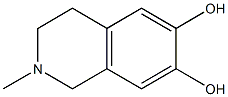 2-Methyl-1,2,3,4-tetrahydro-6,7-isoquinolinediol Struktur