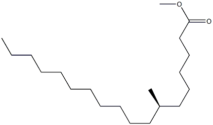 (7R)-7-Methyloctadecanoic acid methyl ester Struktur