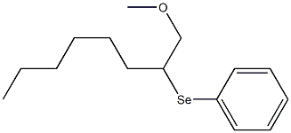 1-Methoxy-2-(phenylseleno)octane Struktur